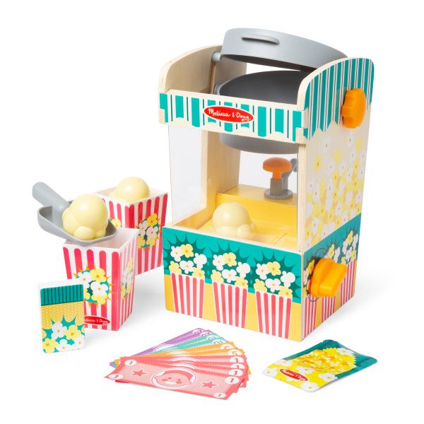Melissa &amp; Doug Fun at the Fair Pop &amp; Serve Popcorn Stand