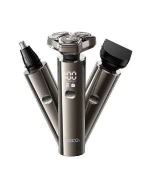 3-in-1 Rechargeable Grooming Kit with Shaver, Clipper &amp; Nose Trimmer HP36