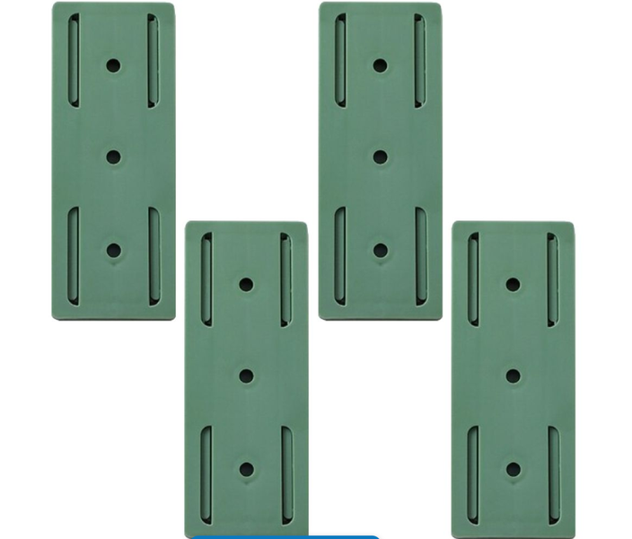 Multifunctional Plug Holder No-Punch Outlet Plug Board Organizer 4PCS