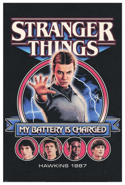 Stranger Things - S5 (My Battery Is Charged) Poster - 61cm x 91.5cm