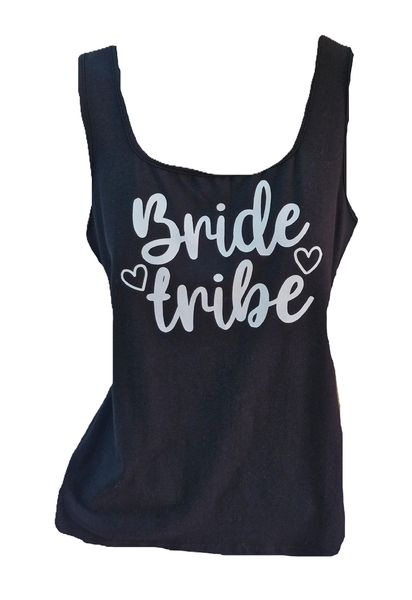 Woman Tank Top with Bride Tribe design