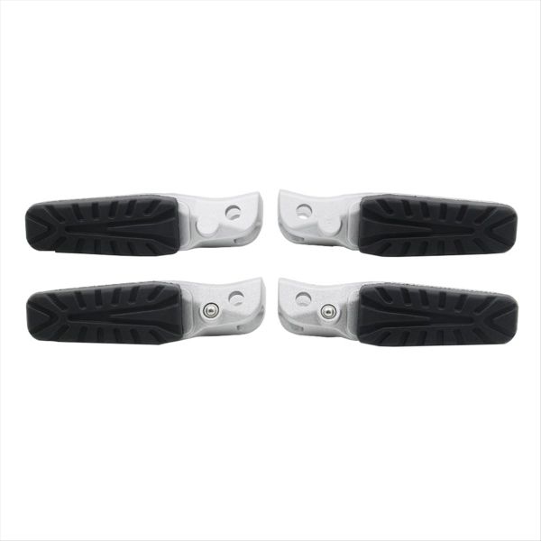 Motorcycle Front Rear Footrest Foot Pegs Pedals Compatible with Universal