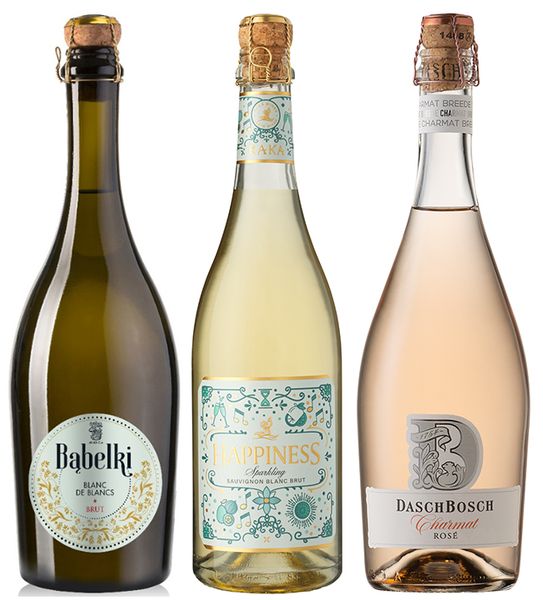 3 Bottle Mixed case of Sparkling Wine - 3 x 750ml