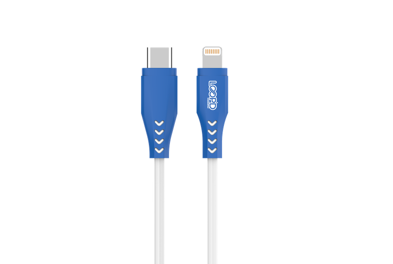 LOOP'D Lightning to USB-C Charge &amp; Sync Cable 1.2m