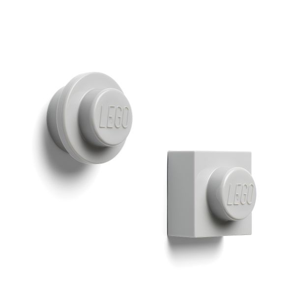 LEGO Magnet Set (4.7cm) - Medium Stone Grey