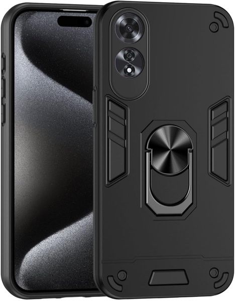 360 Ring Stand Hard Phone Case Compatible With Oppo Reno 10 Pro 5G