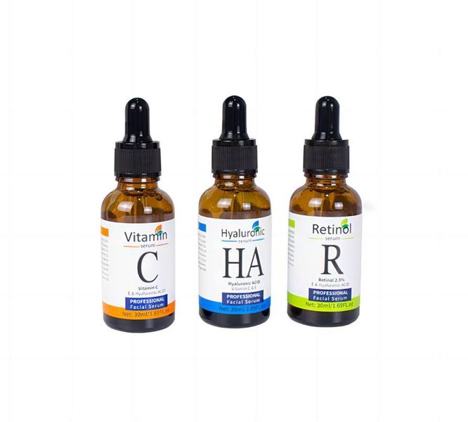Vitamin C, Retinol and Hyaluronic Acid Serum - Complete Skincare Kit
