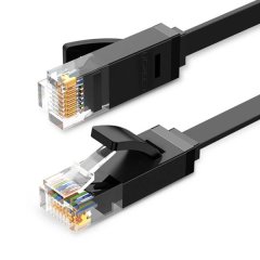 UGreen 50175 CAT6 UTP Flat LAN 3m Cable-BK