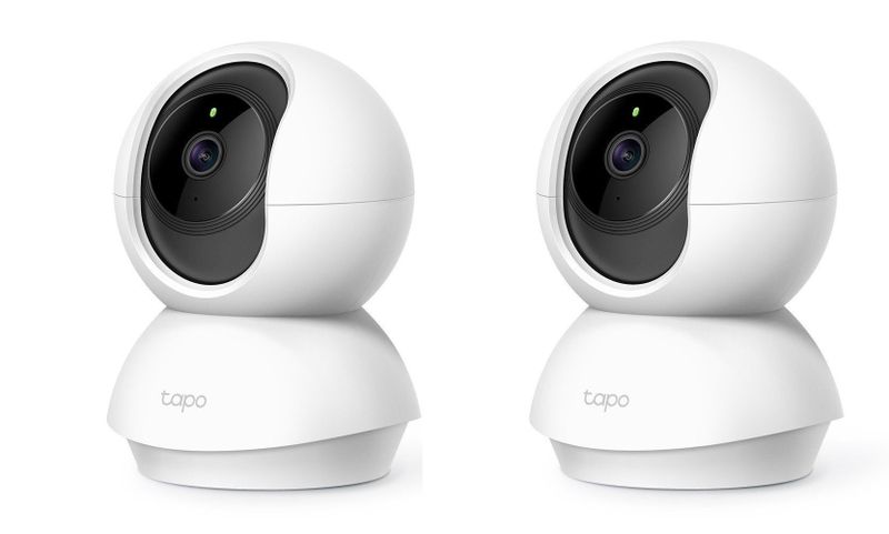 TP-Link Tapo C200P2 Pan/Tilt Wi-Fi Home Security Cam 1080p HD Night Vision