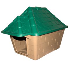 Sinvac - Tuscan Kennel Outdoor Plastic Dog House with Removable Roof-Small