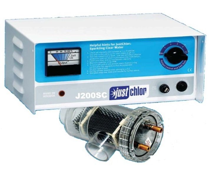 J200 S/C Salt Water Chlorinator - Suitable for Pools up to 100 000L