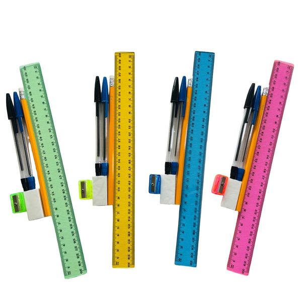 6 Piece Stationery Pack (Set of 4)