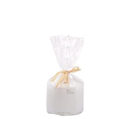 Bulk Pack 5 X Scented White Pillar Candle (7cm x 7cm)