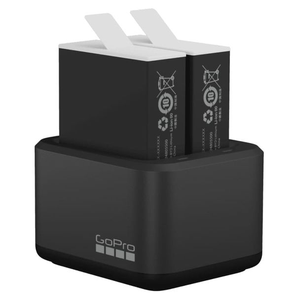 Hero 10 &amp; Hero 9 Dual Battery Charger + 2 Enduro Batteries