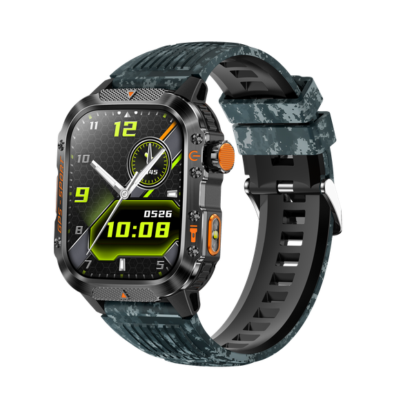 1.7" Military Smart Watch for Men, Fitness Tracker Multiple Sports Modes
