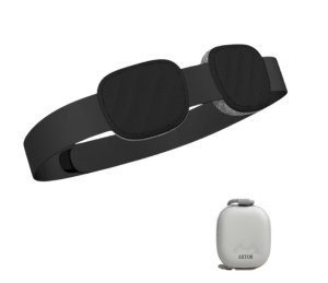 Sleep mask, 3D Contour Design, No Pressure on Eyes, Adjustable, Black