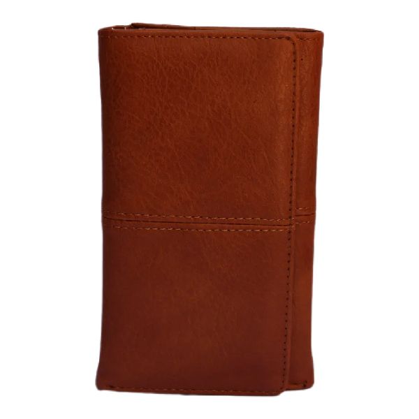 PU Leather Trifold Spacious Purse 8 Card Slots