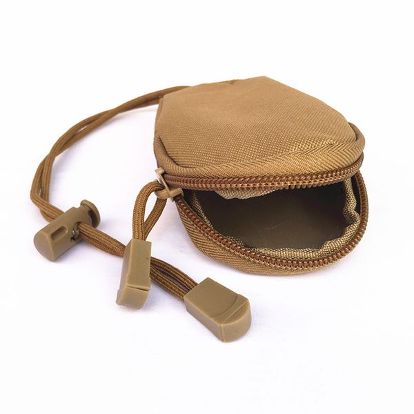 Outdoor Tactical Portable Nylon Mini Key Coin Purse