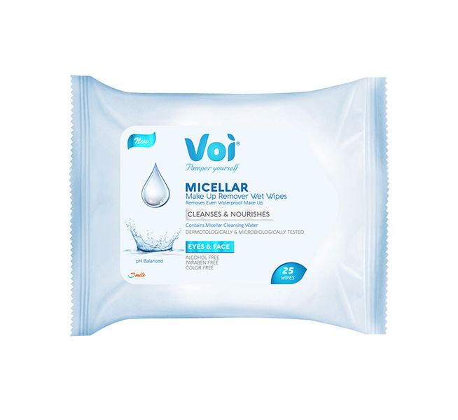 Voi - 25 Piece - Facial Wipes - Viscose - Micellar - 20 Pack