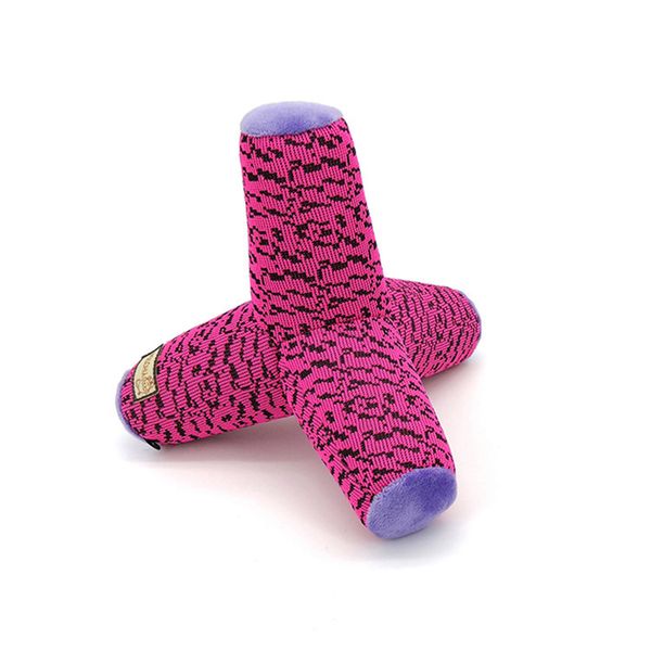 Four-Legged Bite Resistant Plush Dog Toy - Pink