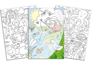 Galt Tracing And Colouring Book