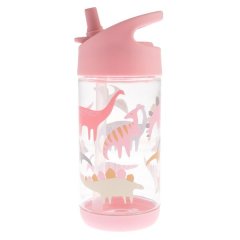 Stephen Joseph - Flip Top Bottle Pink Dino