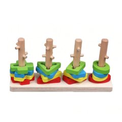 Motor Skill Four Columns Wooden Set