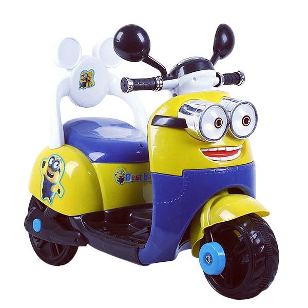 Electric Motor Cycle Electric Scooter for Kids with Music and LED Lights