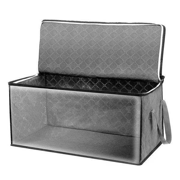 Fabric Clothing Folding Storage Bag Clothing Organizer Portable Luggage Co