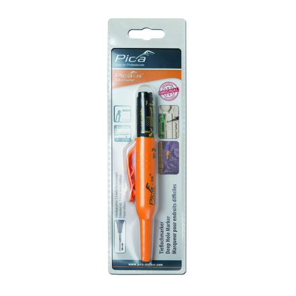 Pica Ink Marker For Deep Holes Black