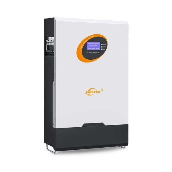 JSD Power Wall 51.2V LiFePO4 Battery with 5KWH Capacity