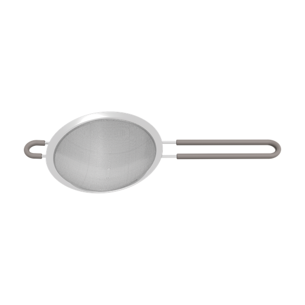 Tramontina Softta Stainless-Steel 8.8cm Sieve/Sifter, Grey Silicone Handle