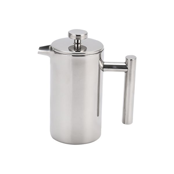 Stainless Steel Double-Layer Press Pot French Hand Brewed Coffee Pot 1000ML