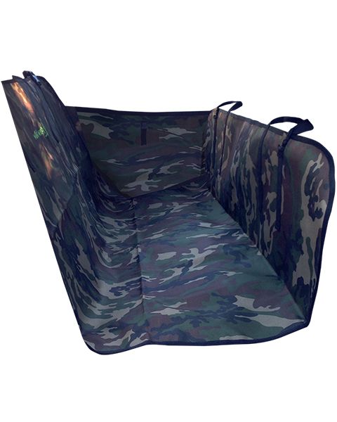 Wild Woofy Car Dog Hammock with Side Panels - Camo