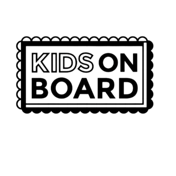 Baby on Board Sign Decal Sticker - Reg Kids on Board