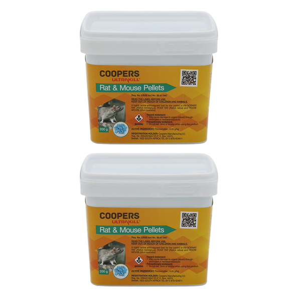 Coopers Ultrakill Mouse and Rat Pellets 200g - 2 Pack