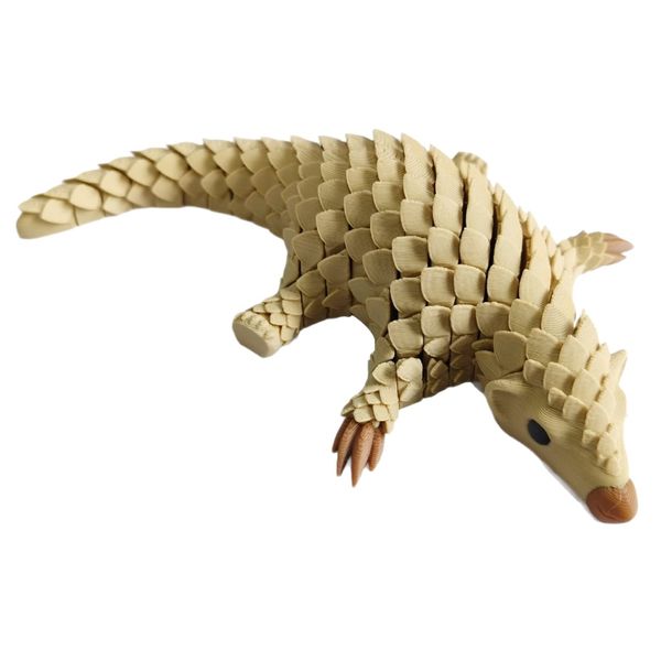 Toy Pangolin 3D Printed Stress Relief Animal Figurine -15cm