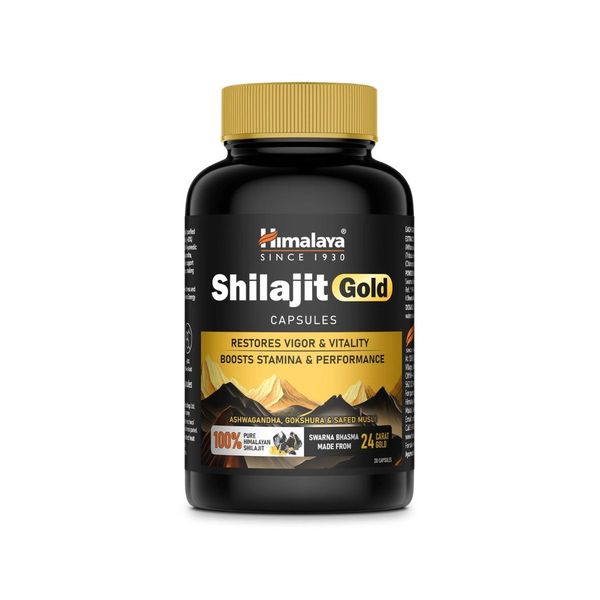 Himalaya Shilajit Gold Premium - 20 Capsules for Vigor &amp; Vitality