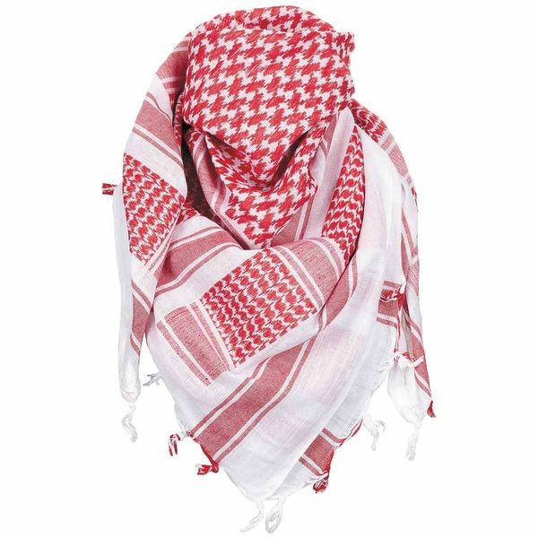 Shemagh Head Scarf Red / White