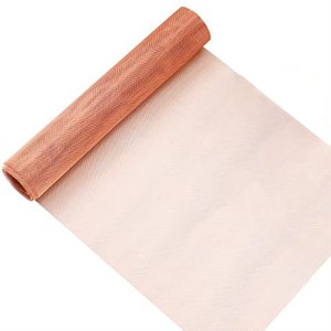 12in x 120in Copper Mesh Screen 40 Mesh Pure Copper Screen Woven Wire