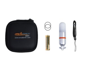 OrcaTorch SD01 Pro Dive Beacon - 150 m Waterproof AAA Tank Marker Light