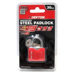 Dekton 30mm Covered Steel Padlock
