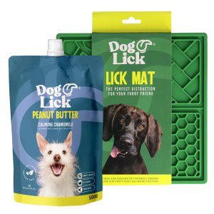 Dog Lick 500g Calming Peanut Butter and Lick Mat for Dogs