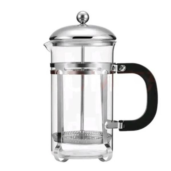 Glass Press Pot 600ml Heat Resistant Quick Making Press Coffee Tea Maker