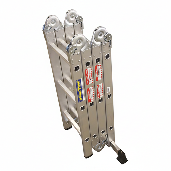 Compact Aluminum Multistep Mini Ladder for Home and DIY Use