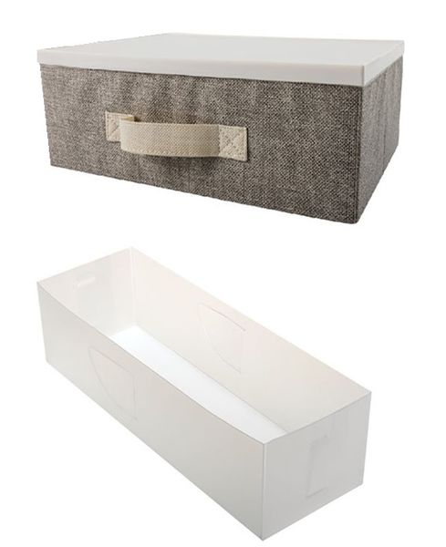 3 Piece Folding Storage Organiser &amp; Fold-Up Storage Box With Lid