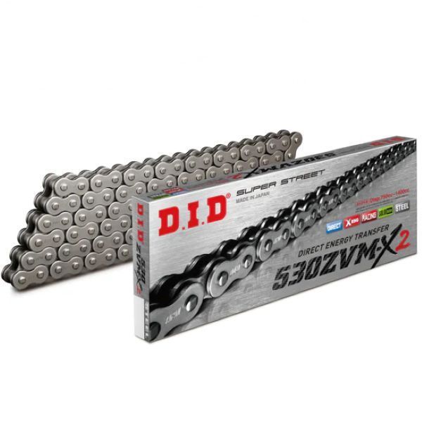DID Chains 530 ZVMX2 Heavy Duty X-Ring Steel 120 Link Rivet Link