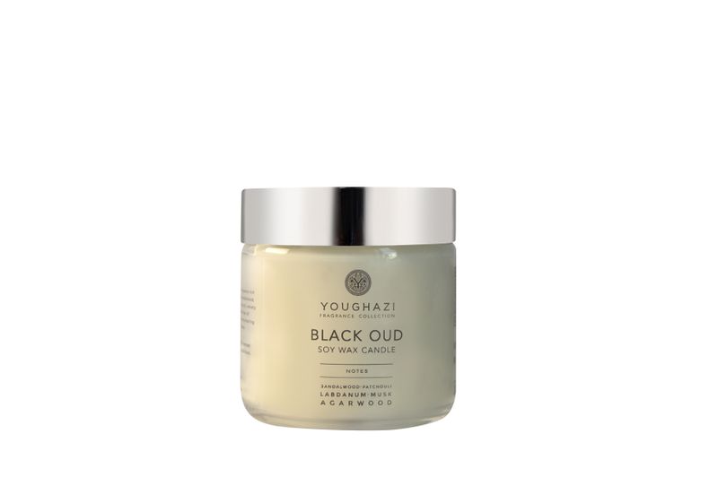 Youghazi Mini Luxury Soy Wax Candle Black Oud 100g