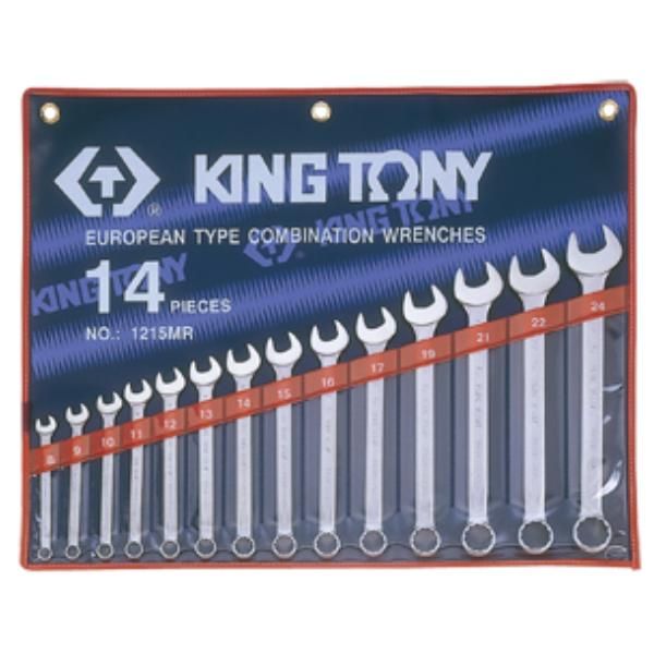 Combination Spanner Set 14 Piece 8 to 24mm - King Tony