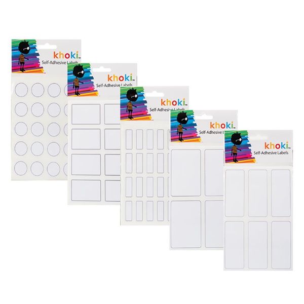 Labels Self Adhesive - 8 Pack